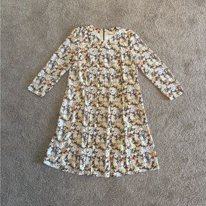 Tory Burch Floral Challis Shift Dress in Reverie